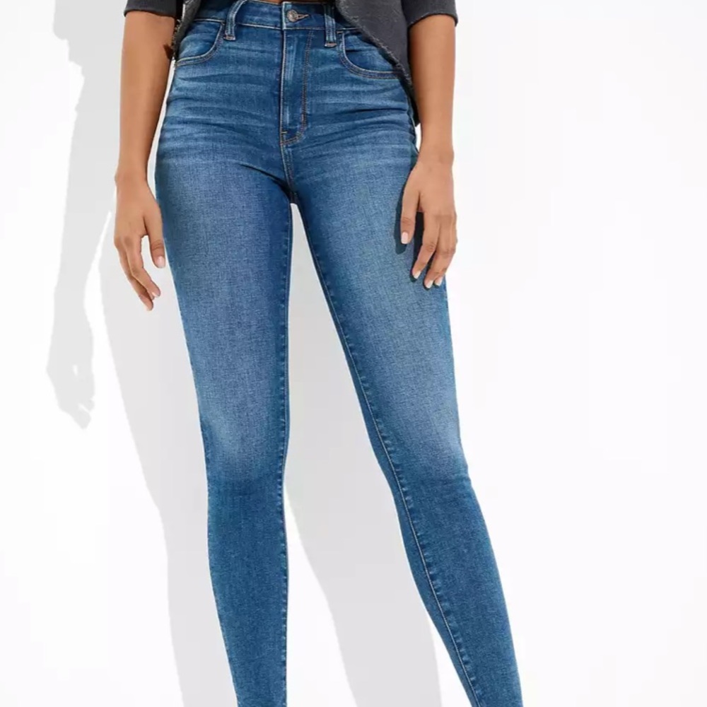 American eagle super stretch high rise jeggings